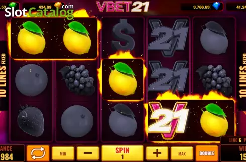 Скрин3. Vbet 21 слот