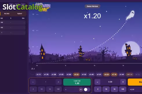 Скрин2. Halloween Crash слот