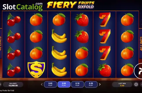 Скрин2. Fiery Fruits Sixfold слот