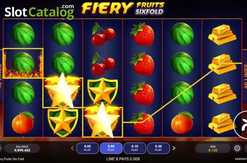 Скрин3. Fiery Fruits Sixfold слот