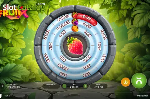 Скрин2. Fruit X слот