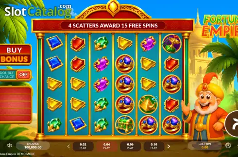 Скрин2. Fortune Empire слот
