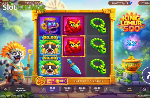 Скрин2. King Lemur 500 слот