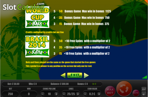 Скрин6. Brasil2014 слот