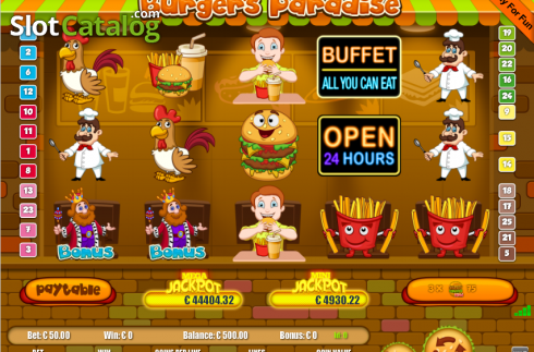 Скрин2. Burgers Paradise слот
