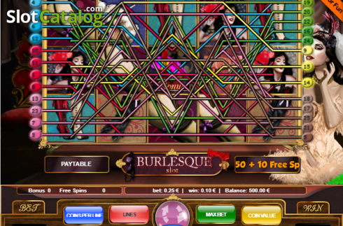 Скрин4. Burlesque (Portmaso Gaming) слот