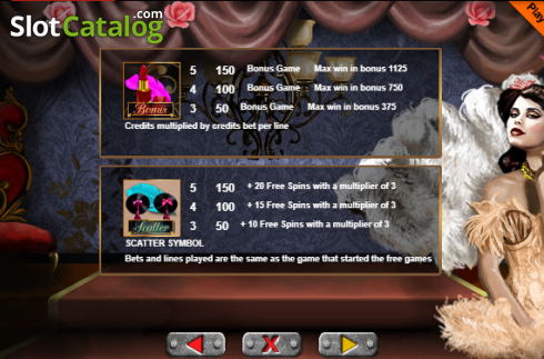 Скрин6. Burlesque (Portmaso Gaming) слот