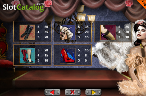 Скрин8. Burlesque (Portmaso Gaming) слот