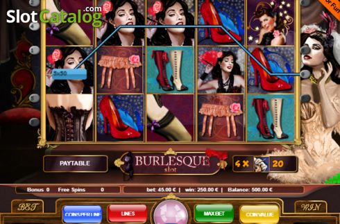 Скрин3. Burlesque (9) слот