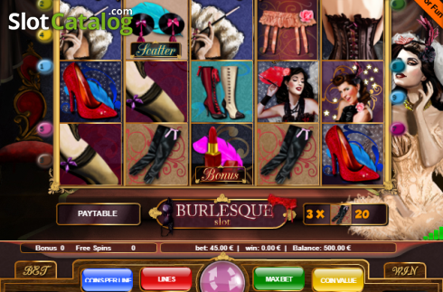 Скрин2. Burlesque (9) слот