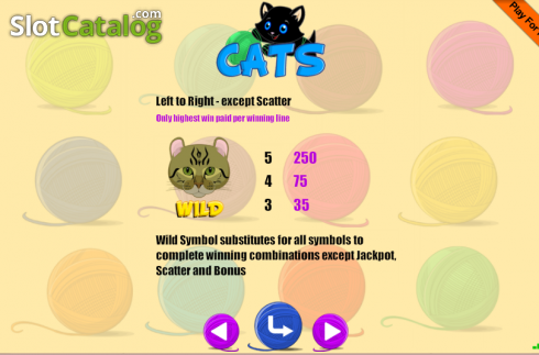 Скрин5. Cats (Portomaso) слот