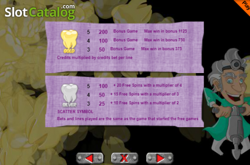 Скрин6. Crazy Dentist слот