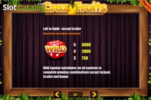 Скрин5. CrazyFruits слот