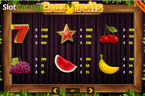 Скрин7. CrazyFruits слот