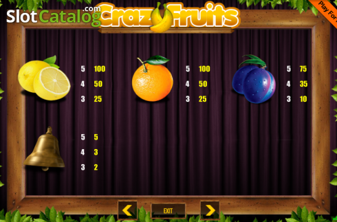 Скрин8. CrazyFruits слот