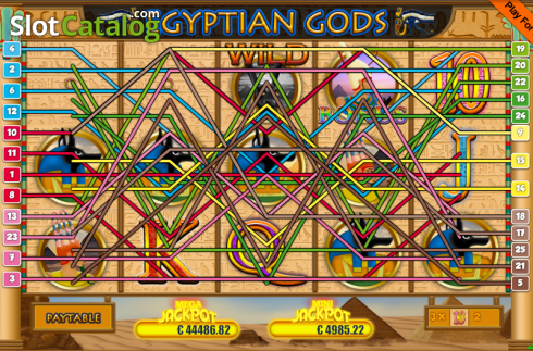 Скрин4. Egyptian Gods (Portomaso Gaming) слот