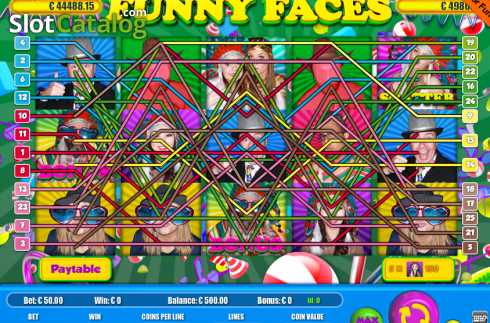 Скрин4. Funny Faces слот