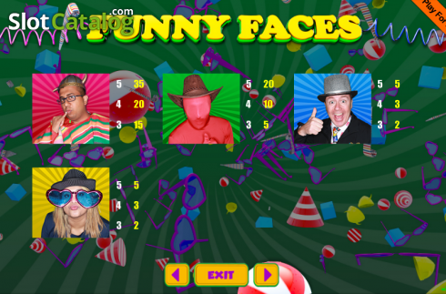 Скрин8. Funny Faces слот
