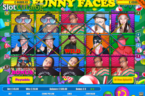 Скрин4. Funny Faces (9)  слот
