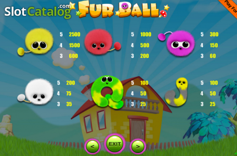 Скрин7. Fur Balls слот