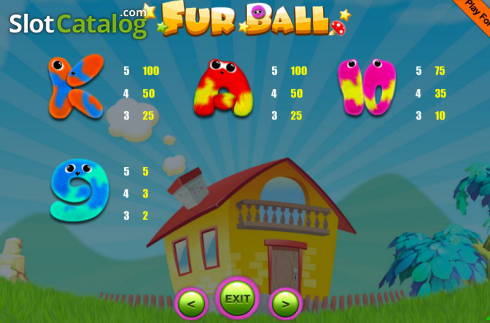 Скрин8. Fur Balls слот