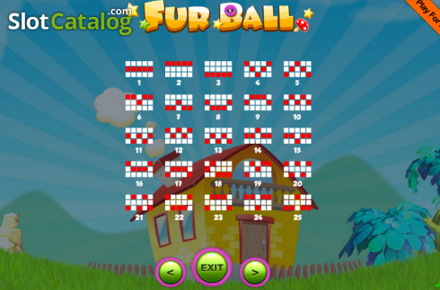 Скрин9. Fur Balls слот