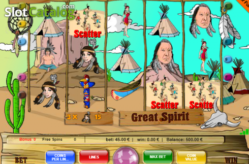Скрин2. Great Spirit (9) слот