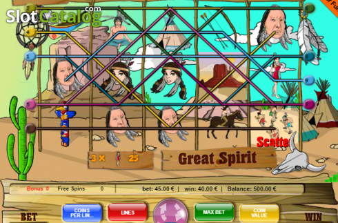 Скрин4. Great Spirit (9) слот
