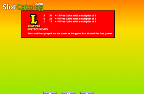 Скрин6. Lucky Letters слот