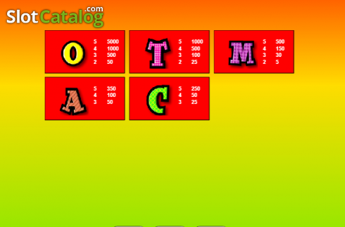 Скрин7. Lucky Letters слот