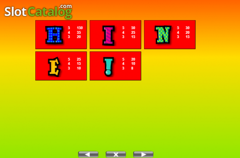 Скрин8. Lucky Letters слот