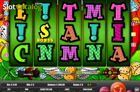 Скрин2. Lucky Letters (9) слот