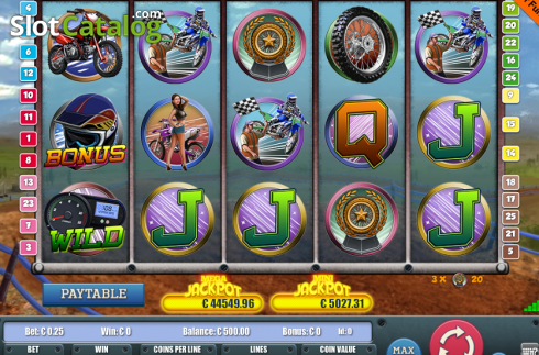 Скрин2. Monster of motocross слот
