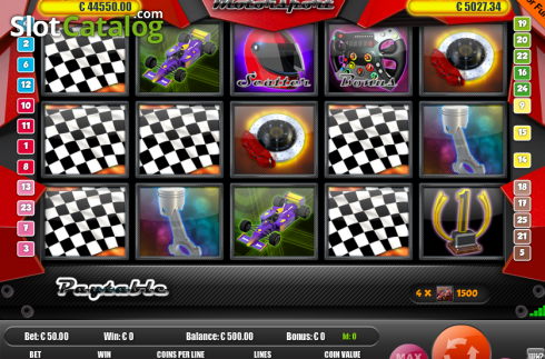 Скрин2. Motor Sports слот