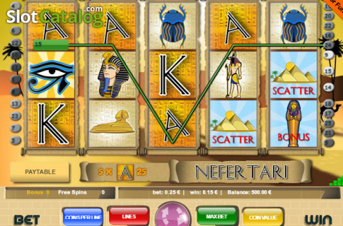 Скрин3. Nefertari слот