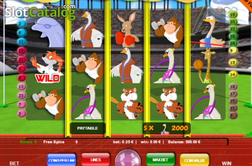 Скрин2. Olympic Animals слот