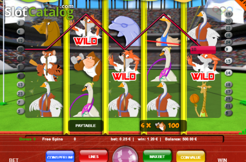 Скрин3. Olympic Animals слот