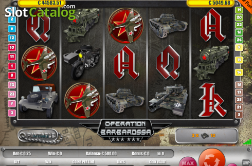Скрин2. Operation Barbarossa слот