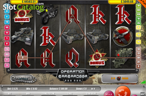 Скрин3. Operation Barbarossa слот