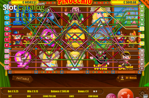 Скрин4. Pinocchio (Portomaso) слот
