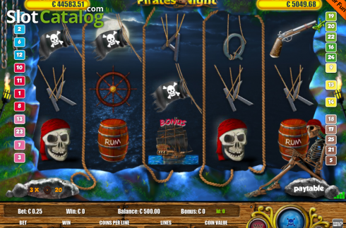 Скрин2. Pirates Night слот