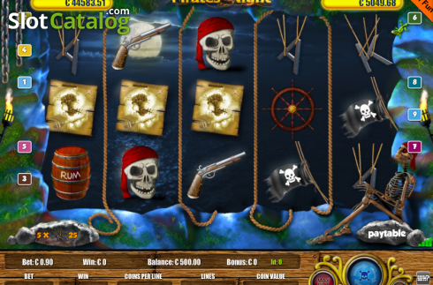 Скрин2. Pirates Night (9) слот