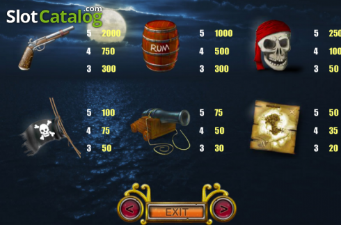Скрин7. Pirates Night (9) слот
