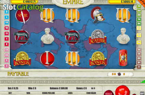 Скрин2. Roman Empire (Portomaso) слот
