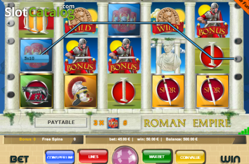 Скрин3. Roman Empire (Portomaso (9)) слот