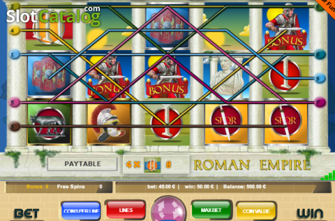 Скрин4. Roman Empire (Portomaso (9)) слот