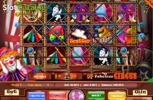 Скрин3. The Circus (9) слот