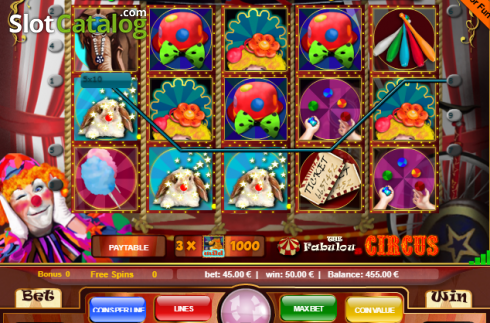 Скрин4. The Circus (9) слот