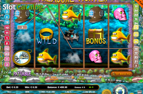Скрин4. Treasure Hunter (Portomaso Gaming) слот