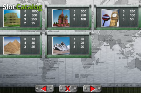 Скрин7. World Capitals (40) слот